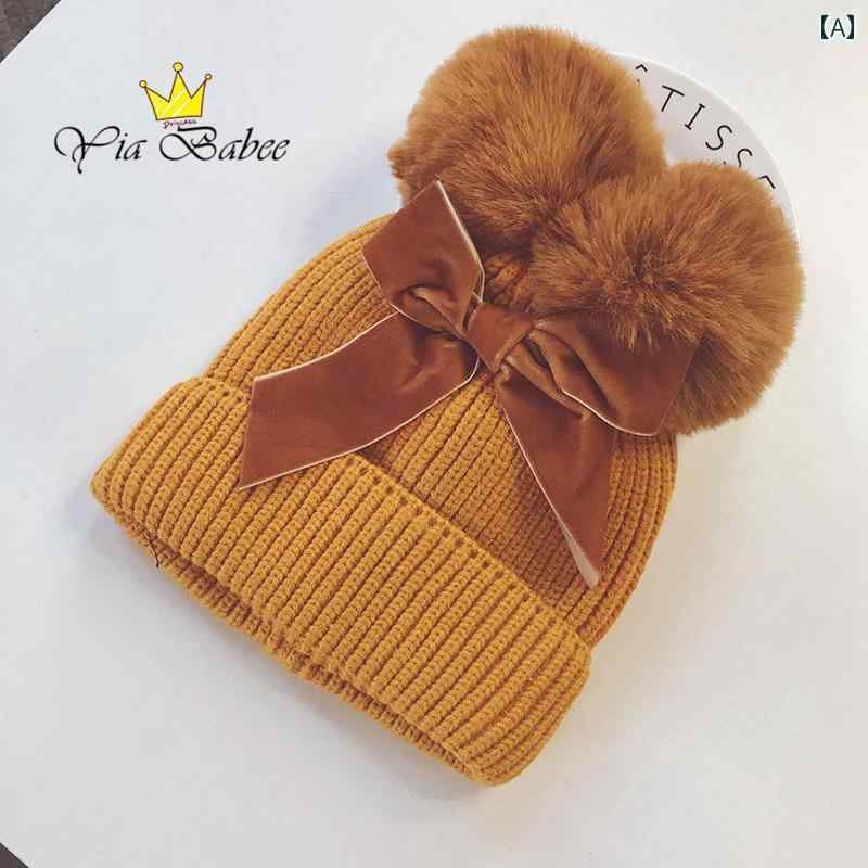 キッズ 子供 男の子 女の子 ニット帽 帽子 ベビー 秋冬 かわいい 耳あて 毛糸 キャメル ピンク ベージ..