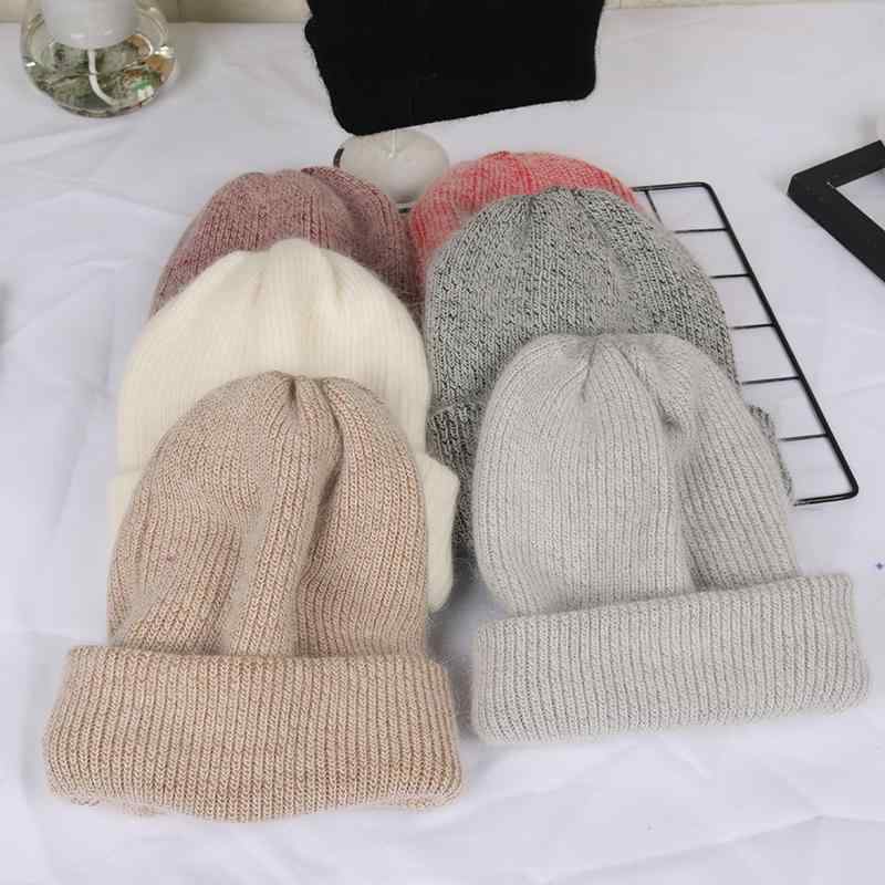 ニット帽 レディース カジュアル 帽子 秋冬 ファー 厚手 ウール 韓国 シンプル 暖かい キャップ 耳あて..