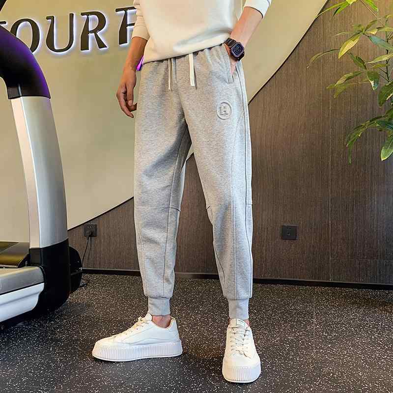 メンズ パンツ ズボン おしゃれ スウェット 冬 厚手 カジュアル 大きいサイズ ロング スポーツ ダンス 男性 ファッション スリムフィット