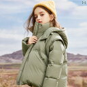 ダウンジャケット キッズ コート 子供服 アウター おしゃれ カジュアル 女の子 ショート丈 秋冬 フード 厚手 防水 グリーン