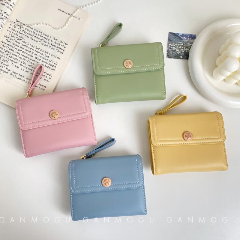 二つ折り財布 カードケース レディース おしゃれ シンプル カードホルダー 小銭入れ レザー 革 レッド ..