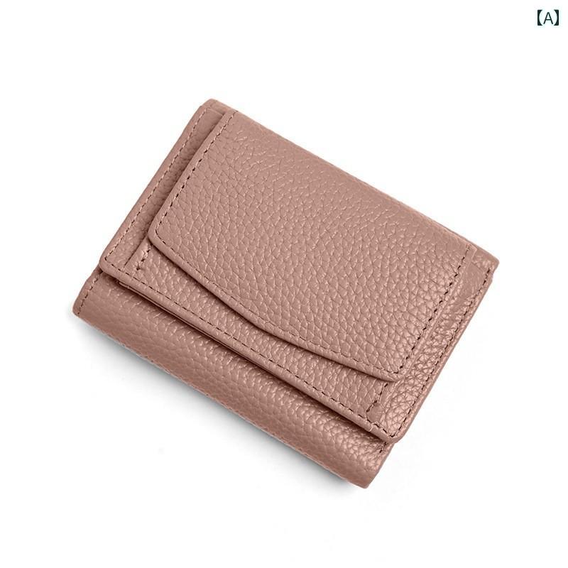 財布 小銭入れ レディース ミニ コインケース 革 レザー ショート シンプル ピンク イエロー ホワイト