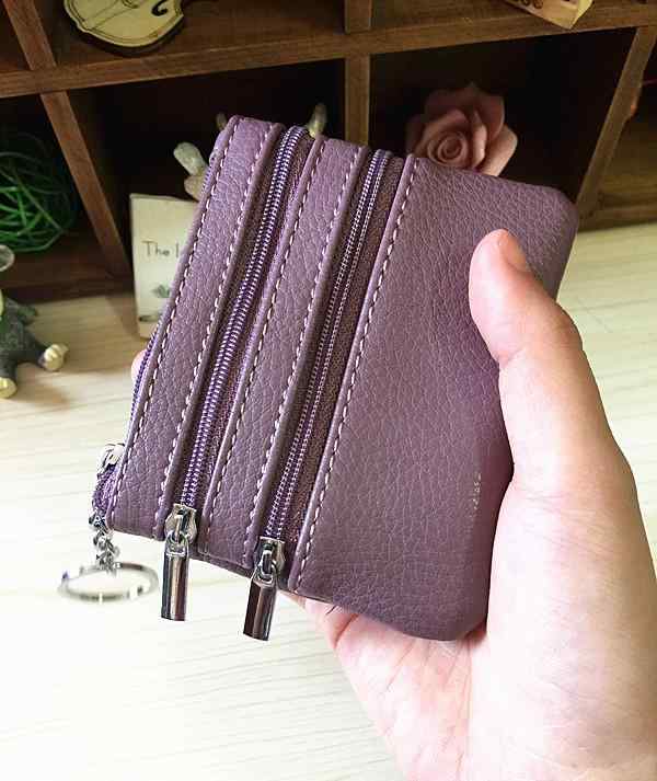 財布 ショート ウォレット 小銭入れ レディース メンズ ミニ 革 レザー カードホルダー シンプル ジッパー ブラック グレー グリーン