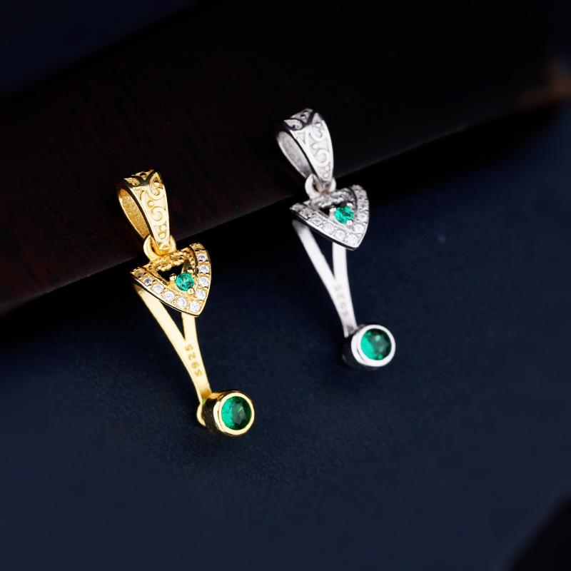 ペンダント トップ 空ホルダー スターリング シルバー ネックレス バックル ペンダント 空 ホルダー シルバー クリップ