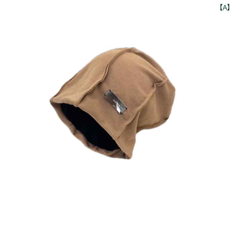 Rakuten - 帽子 秋冬 頭囲 大きい 女性 小さい 防寒 ファッション パイル ハット ブラック 包頭