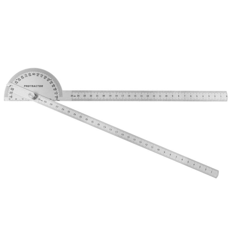 分度器 10cm/30cm 180度 2本竿 角度定規 角度測定器 ステンレス鋼 家具の組み立て 木材の角度測定 建築部材の角度測定 DIYプロジェクト