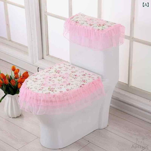 トイレカバー 3点セット ヨーロピアン 北欧 かわいい おしゃれ 家庭 マット シート クッション レース 便座 冬 防水 ピンク ブルー パープル トイレカバー 3点セット ヨーロピアン 北欧 かわいい おしゃれ 家庭 マット シート クッション レース 便座 冬 防水 ピンク ブルー パープル