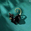 ブローチ おしゃれ レディース シンプル エナメル かわいい 子猫 ハイエンド 精巧 コート カーディガン アクセサリー コサージュ 入学式 卒業式