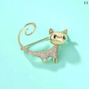 ブローチ おしゃれ ハイエンド かわいい 子猫 女性 個性的 コート カーディガン アクセサリー ファッション コサージュ 入学式 卒業式