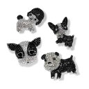 犬 ブローチ かわいい ドッグ テディ コーギー ブルドッグ 動物 スーツ アクセサリー レディース メンズ 胸飾り 子犬 コート スーツ ジャケット 愛犬 創...
