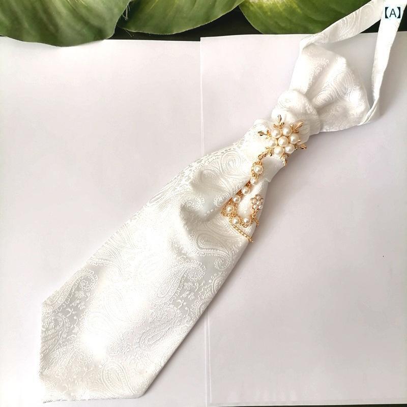 ネクタイ ショート メンズ 制服 新郎 パーティー ウェディング 男性 韓国 ファッション ビジネス ディ..