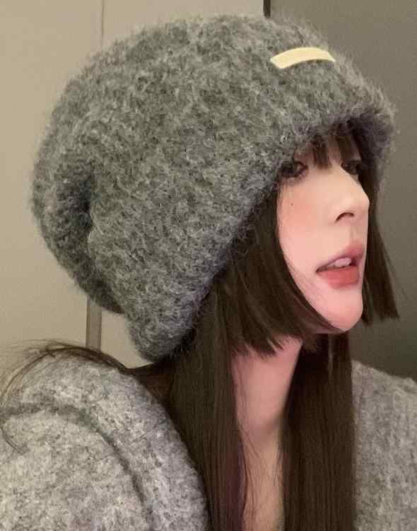 ニット帽 レディース メンズ 秋冬 帽子 ワッチ ウール 小顔効果 防寒 暖かい 伸縮性 大きめ カップル 普段使い ふわふわ アウトドア カジュアル グレー アイボリー 黒