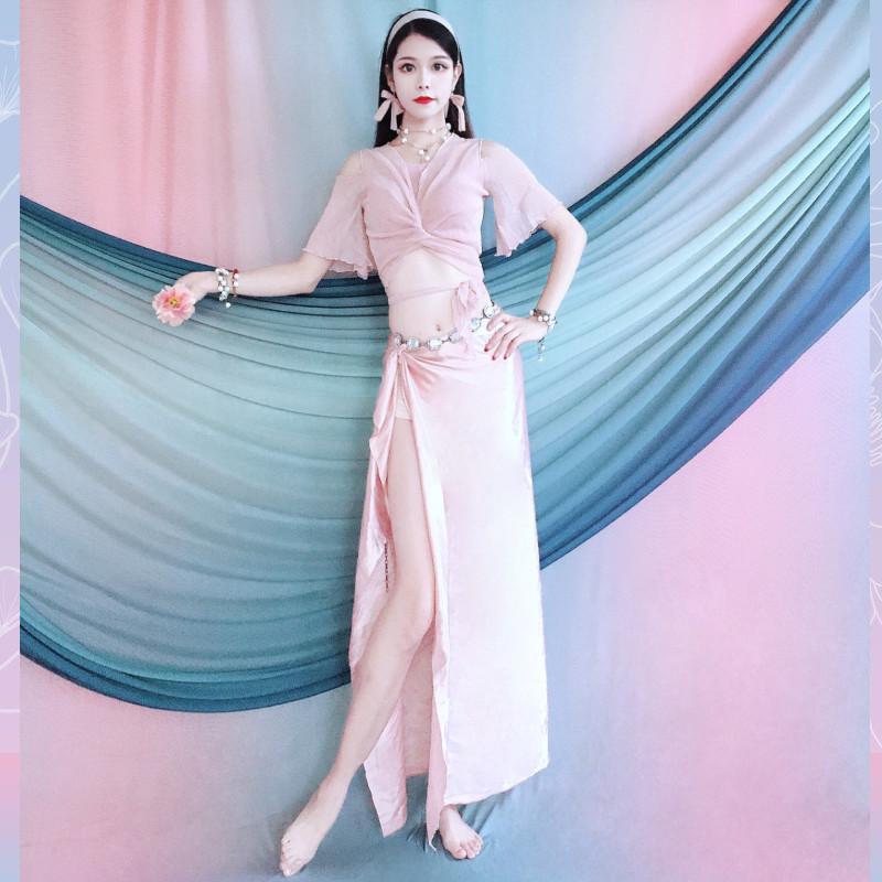 レディース ベリーダンス ヒップ スカーフ セット 練習 服 初心者 春夏 トップス 女性 かわいい セクシー