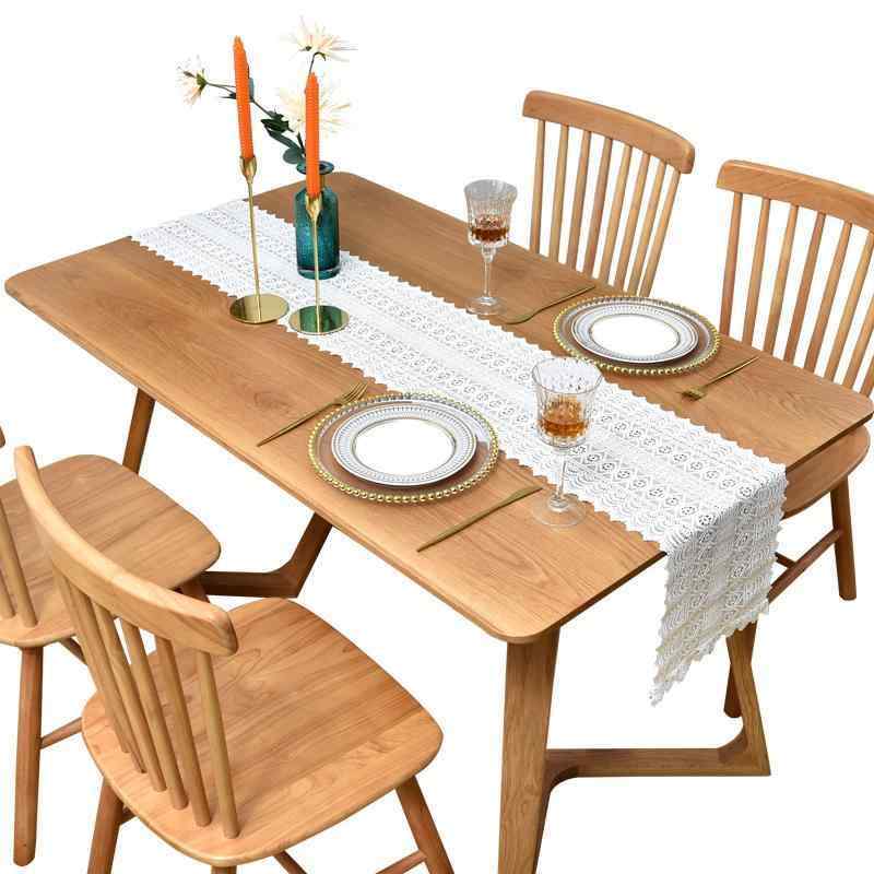 テーブルランナー オシャレ 北欧 かぎ針編み レース アメリカン カントリー 豪華 フレンチ ダイニング 織 ランチョンマット モダン シンプル 白