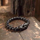 ブレスレット メンズ レディース 大人 カップル ペア シングルサークル アクセサリー レトロ 黒檀木 ビーズ 普段使い 外出用 シンプル おしゃれ(4)