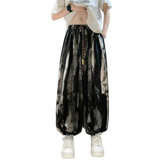 サルエルパンツ メンズ チャイナ風 夏 素手 大きいサイズ ゆったり 手洗い 伸縮性 九分丈 レジャー 休日 普段使い おしゃれ プリント 柄 白 黒 サルエルパンツ メンズ チャイナ風 夏 素手 大きいサイズ ゆったり 手洗い 伸縮性 九分丈 レジャー 休日 普段使い おしゃれ プリント 柄 白 黒