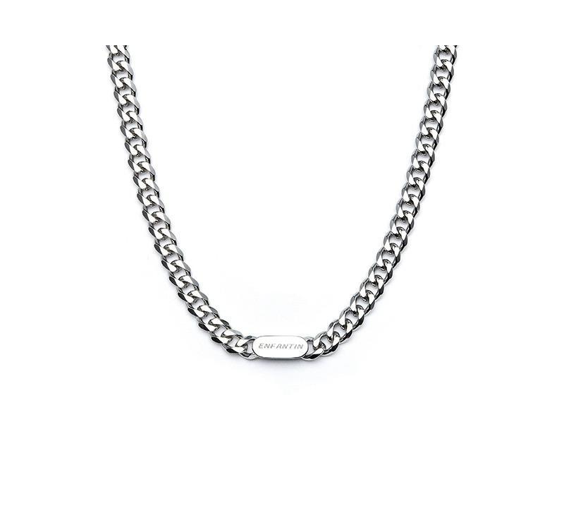 太い チェーン ネックレス キューバ メンズ レディース チタン ヒップ ホップ 鎖骨 シンプル カップル アクセサリー かっこいい 喜平