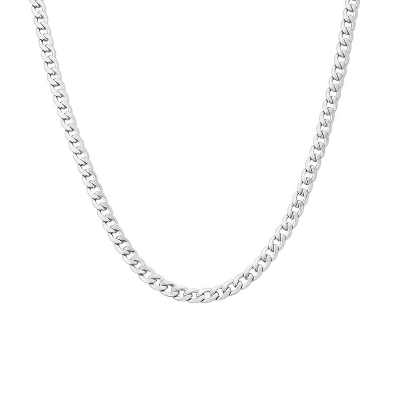 ネックレス メンズ アクセサリー シルバー 極太 ヒップホップ アメリカン ストリート キューバ チェーン レディース カップル セーター シンプル