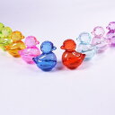 おもちゃ 子供 アクリル プラスチック 透明 ままごと ゲーム オーナメント インテリア かわいい カラフル アヒル 城 恐竜 セット プレゼント 男の子 女の...