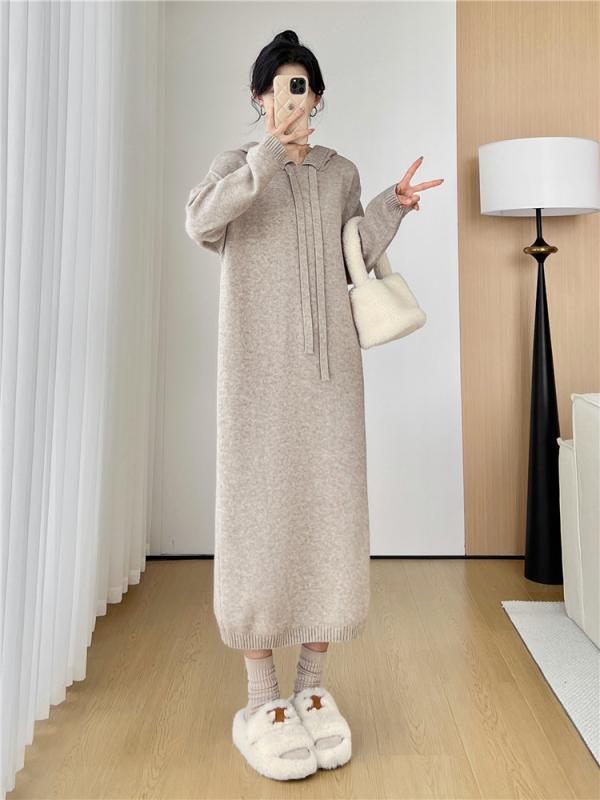 スタイル: ニットドレスシルエット：H型