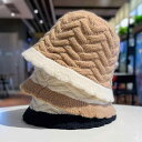 ニット帽 秋冬 レディース ウール帽子 韓国 対照的な色 バケットハット 和風 ニット フィッシャーマンハット 春秋冬 ストリート ベイスンハット