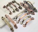 取手 アンティーク調 ハンドル DIY 木製 玄関 ドア 引き手 部屋 レトロ ヨーロピアン ホテル ブロンズ 厚手 ネジ止め 大きな扉 家具 キャビネット