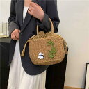 かごバッグ トート 大人 レディース かわいい 夏 浴衣 手提げ インナー 巾着 内袋 ストロー わら 編み ドローストリング マチあり ハンド バスケット サブバッグ 普段使い 通勤 旅行 ナチュラル カジュアル パンダ 笹の葉 カーキ アイボリー