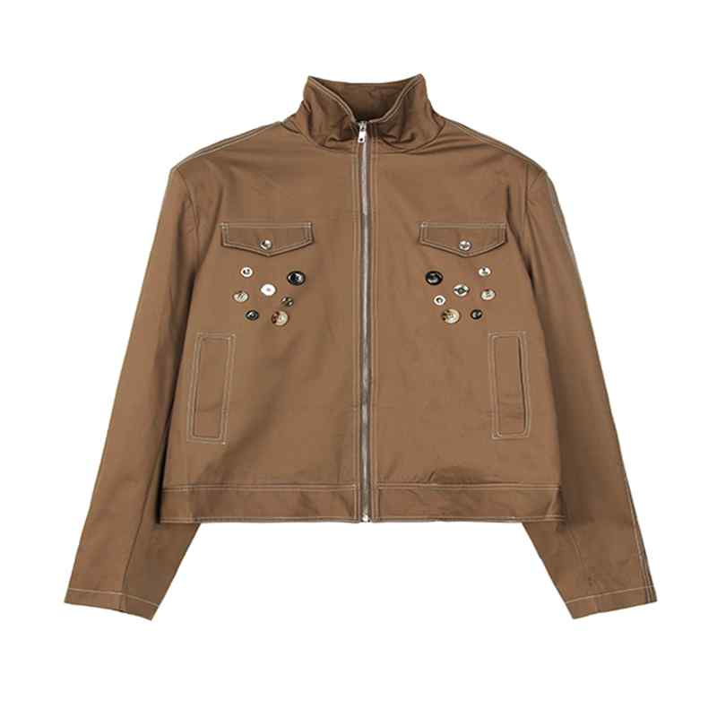 ジャケット 上着 メンズ おしゃれ ファッション ボタン ショルダーパッド カジュアル 春秋 レトロ ハイエンド 大きいサイズ 長袖 ゆったり