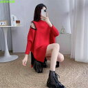 ポンチョ コート 冬 レディース マント ケープ ショール 羽織り 厚手 ゆったり 暖かい おしゃれ 秋 セーター ハイネック ファスナー ワンポイント セクシー フリーサイズ 無地 赤 黒 カーキ