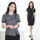 エステ クリニック 制服 ユニフォーム おしゃれ シンプル かわいい 美容 作業着 フロント 韓国 春夏 ハイエンド 女性 セット ネイル 大きいサイズ 半袖 ...