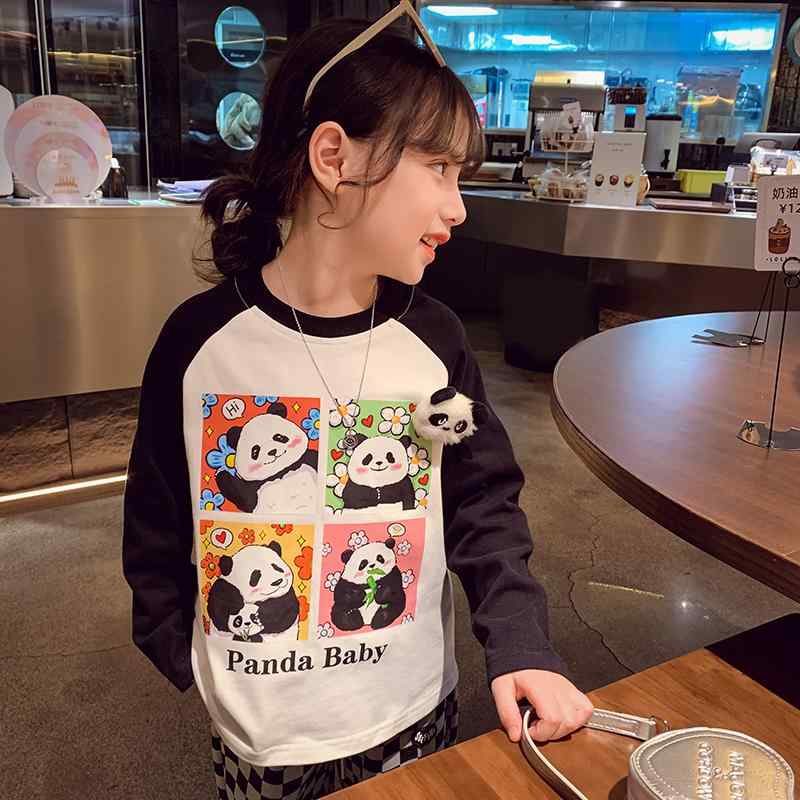Tシャツ ロンT シンプル カジュアル かわいい キッズ 幼児 子供 キッズファッション 子供服 女の子 韓国 春