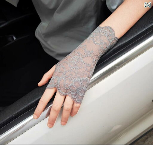 手の甲 ハンドカバー レース フィンガーレス グローブ 夏 薄手 日焼け防止 運転 レディース 傷跡 カバー きれいめ 黒 白 通気性 手の甲 ハンドカバー レース フィンガーレス グローブ 夏 薄手 日焼け防止 運転 レディース 傷跡 カバー きれいめ 黒 白 通気性