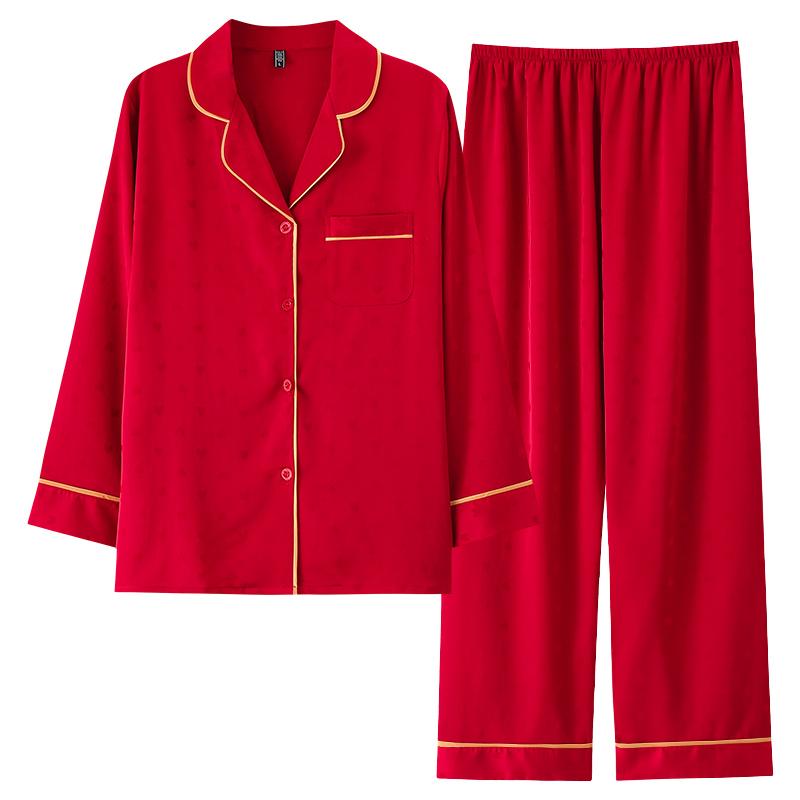 パジャマ ナイトウェア ルーム ウェア ズボン ロング パンツ トップス ズボン チャイナ風 快適 部屋着 ..