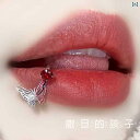 口ピアス 可愛い おしゃれ アクセサリー 唇 リップ リング サーキュラー ねじ チタン鋼 耳 軟骨 ボディ 蝶 キラキラ ストーン付き レディース 赤 青 ピンク セット