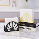 紙ナプキン スタンド 北欧 三角形 ペーパータオル ホルダー 卓上 飲食店 レストラン カフェ ホテル おしゃれ 半円 テーブル 装飾 メニュー立て ゴールド ...