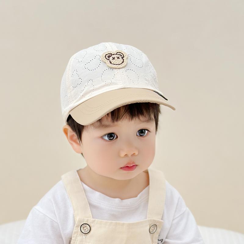 キッズ ベビー 帽子 かわいい ハット ベースボールキャップ 春夏 熱中症対策 サマーハット 日よけ 速乾..