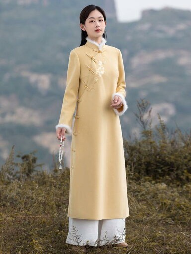 ドレス トップス スカート スーツ ロング コート チャイナ 長い ワンピース 刺繡 漢服 レトロ ジャケット 中国風 秋冬 暖かい 女性 清楚 かわいい 婦人服 レディース ドレス トップス スカート スーツ ロング コート チャイナ 長い ワンピース 刺繡 漢服 レトロ ジャケット 中国風 秋冬 暖かい 女性 清楚 かわいい 婦人服 レディース