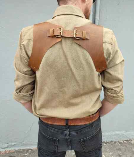 ショルダーストラップ レトロ ウエスタン カウボーイ ベルト メンズ コスプレ 仮装 ショルダーストラップ