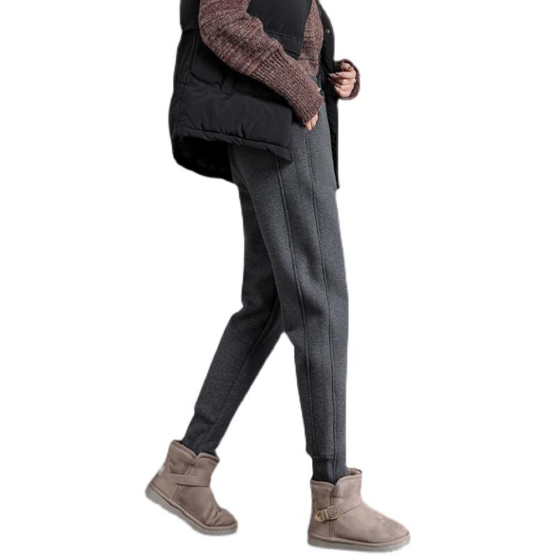 マタニティパンツ 大きいサイズ スウェットパンツ 小柄な方 妊娠初期 大きいサイズ 春秋冬 腹部サポート コットン ベルベット ロング