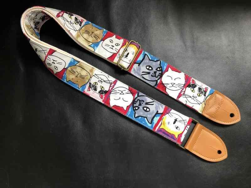 ȥå  ѥ ǭ FUNKY CAT ˥С 쥭١ ȥå GUITAR STRAP