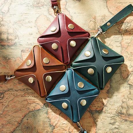 イヤホン ケース ホース レザー エスニック メンズ 女性 かわいい 小銭入れ コイン バッグ メンズ 韓国 収納 バックル レザー ホルダー