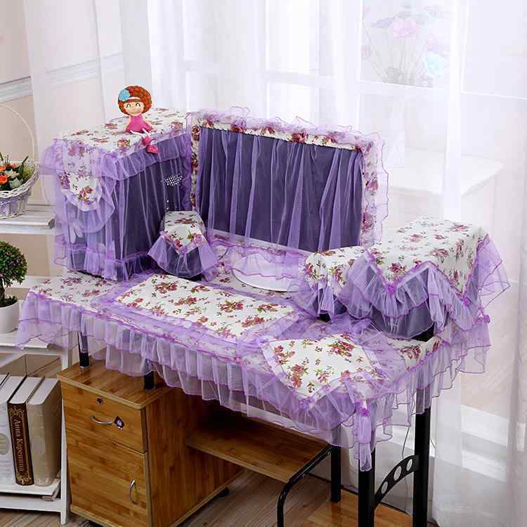 パソコン カバー デスクトップ 液晶 コンピューターカバー 保護カバー ダストカバー かわいい おしゃれ セット