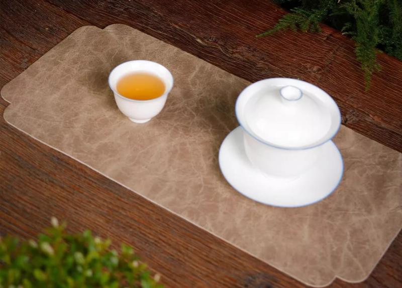 ティーマット 茶道具 テーブルクロス ランチョンマット レザー 防水 食器 シート 雑貨 小物 装飾品 配膳用品 道具 レトロ