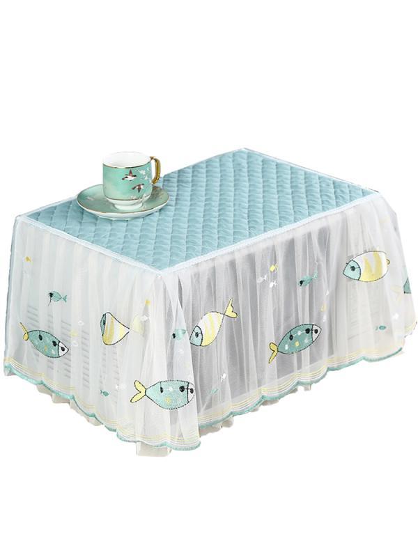 プリンターカバー ファックス機カバー コピー機カバー 保護カバー ダストカバー おしゃれ レース 刺繡 ..