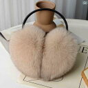 イヤーマフ 防寒 耳あて 両面 特大リアルフォックスファー かわいい 耳保護 暖かい ファー レディース ファッション