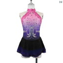 フィギュア スケート コスチューム 子供 女の子 パフォーマンス 服 トレーニング 大人用 スケート 競技 レディース スカート 衣装 グラデーション ノースリ...