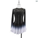 フィギュア スケート コスチューム 子供 女の子 パフォーマンス 服 トレーニング 大人用 スケート 競技 レディース スカート 衣装 グラデーション