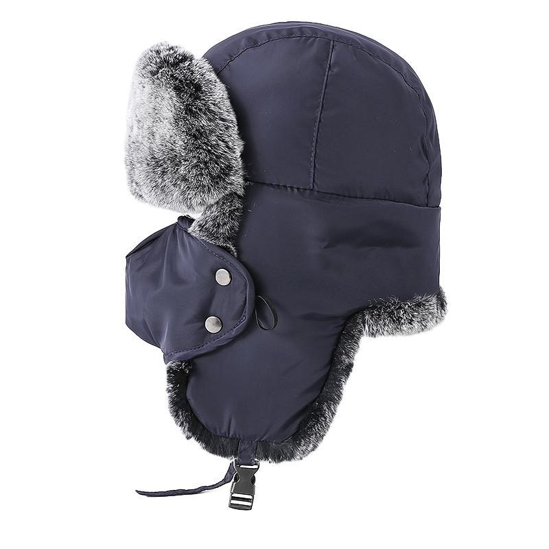 パイロット帽 ファッション 帽子 キャップ ハット ニット 小物 衣料品 顔 保護 暖かい 厚手 防寒性 雑貨 男女兼用 装飾 冬 屋外