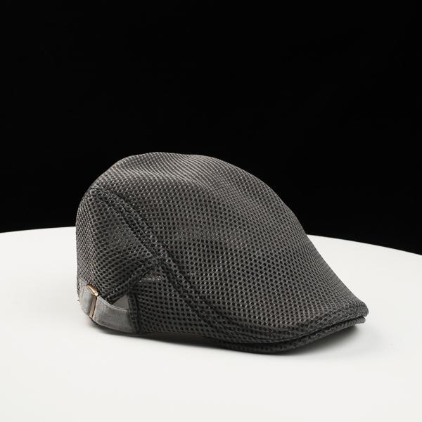 ハンチング帽 おしゃれ 夏 メッシュキャップ 通気性 帽子 メンズ ベレー帽 メンズ ブリティッシュ フォワードハット レディース レトロ 英国 シンプル ピー...