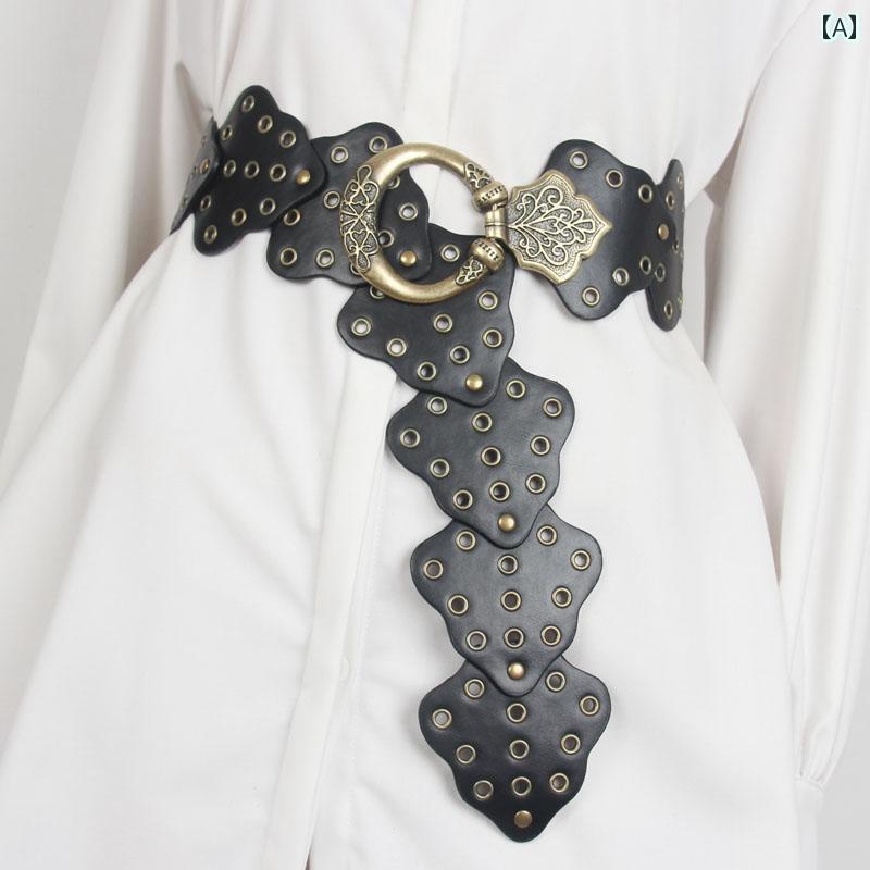 ベルト ウエスタン ウエスト チェーン ブラック ブラウン レディース ファッション アクセサリー オールシーズン ベルト